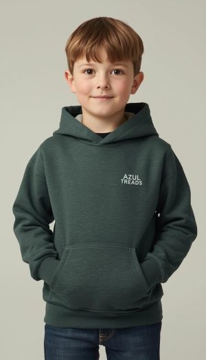 Kid's Green Hoodie