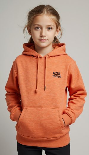 Kid's Orange Hoodie