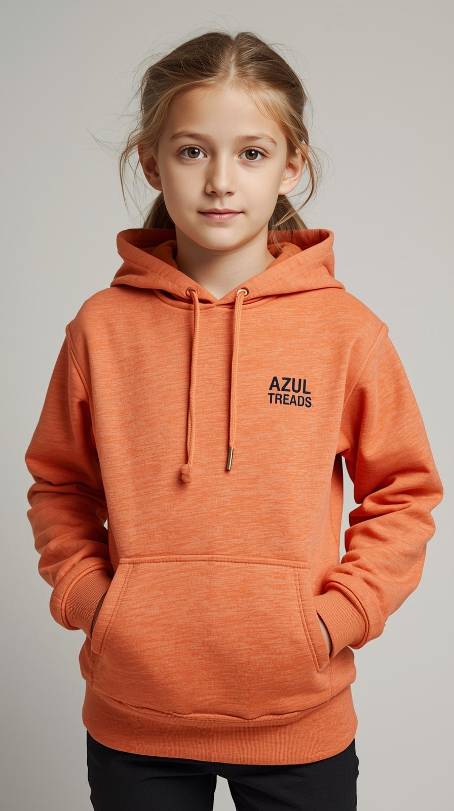 Kid's Orange Hoodie