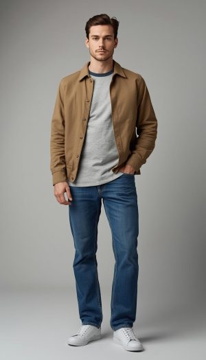 Men's Navy Blue Denim