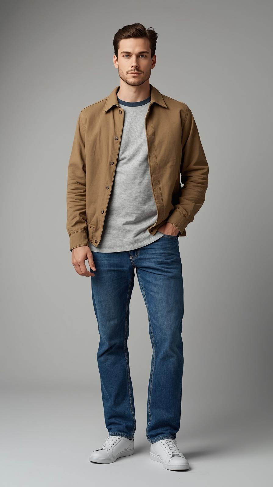 Men's Navy Blue Denim