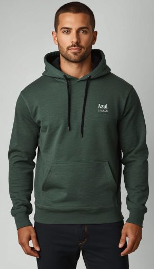 Men's Dark-Green Hoodie