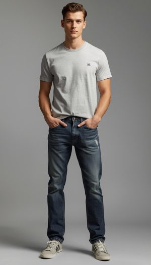 Men's Slim Fit Blue Denim