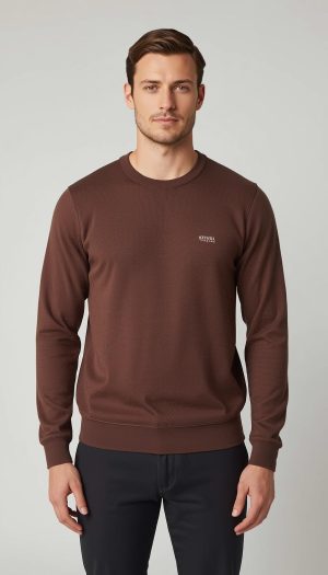 Men's Dark Brown Sweater
