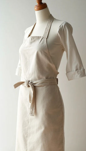 Tailored Fit Aprons with Tie-Waist for Home and Professional Use