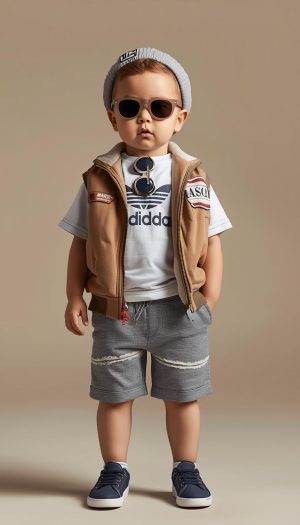 Baby's Trendy Athleisure Summer Outfit