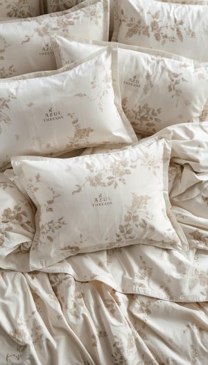 Whisper Soft Floral Print Bed Linen Ensemble