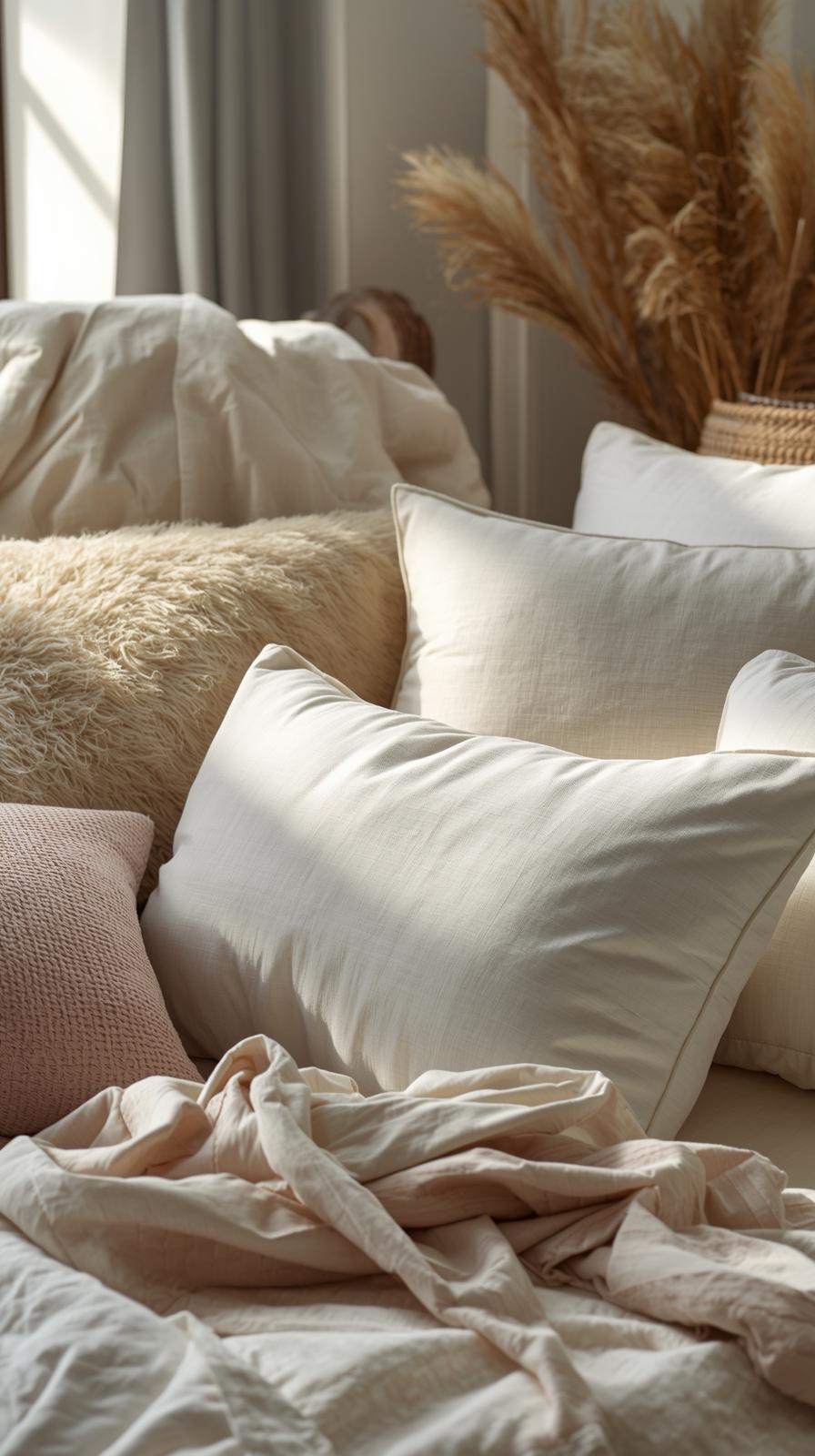 Luxe Comfort Bed Linen Set with Soft Throws and Cushions