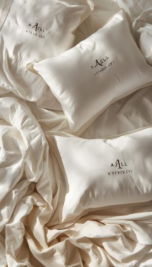 Premium Embroidered Bed Linen and Pillow Collection