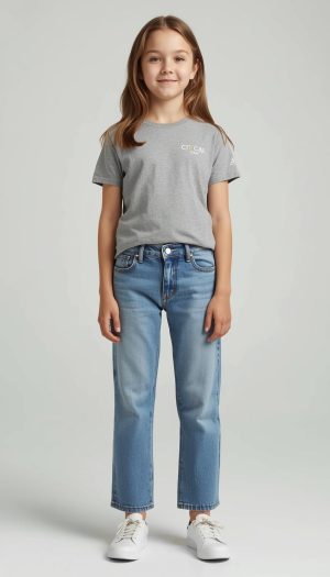 Girls' Classic Straight Leg Denim
