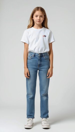 Kids' Slim Straight Fit Denim