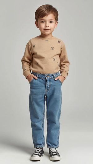 Boys' Comfortable Relaxed Fit Jeans