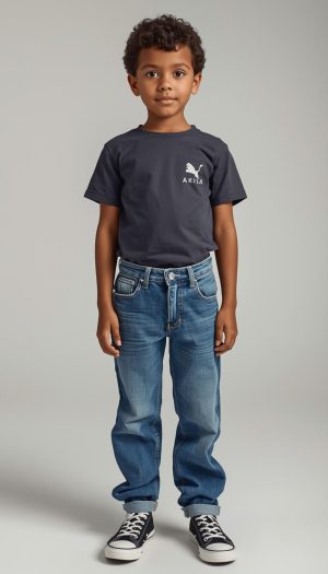 Boys' Slim Straight Denim