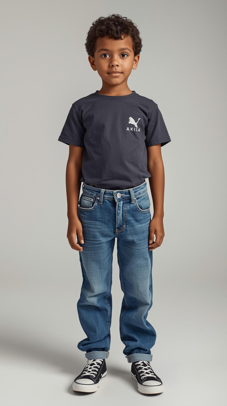 Boys' Slim Straight Denim