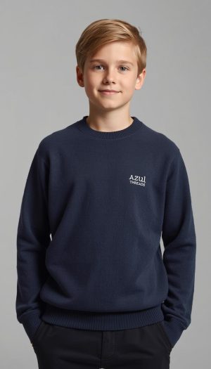 Boys' Navy Everyday Knit Sweater