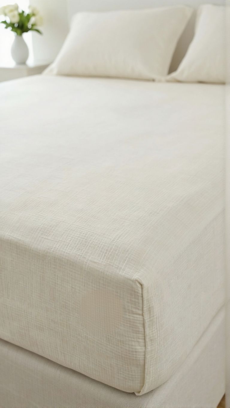 Linen-Look Mattress Covers for Neutral Bed Linen Protection