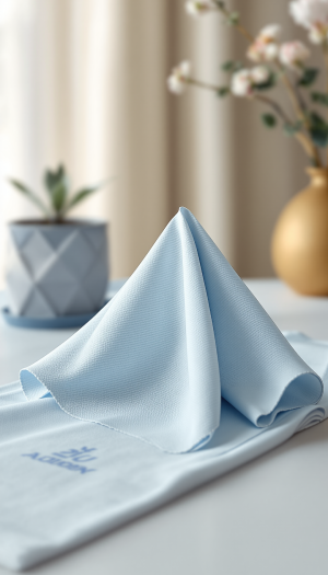 Serene Light Blue Table Napkins for Modern Dining