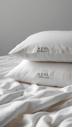 Monogram Luxury White Fitted Sheets and Pillow Case Ensemble