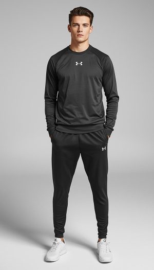 Men's Athletic Long Sleeve Top & Joggers