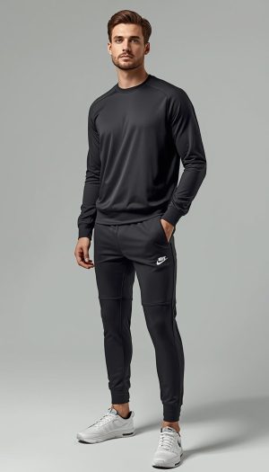 Men's Performance Long Sleeve Shirt & Joggers