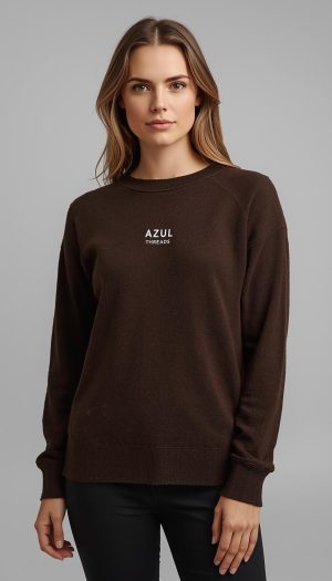 Women's Dark Brown Sweater