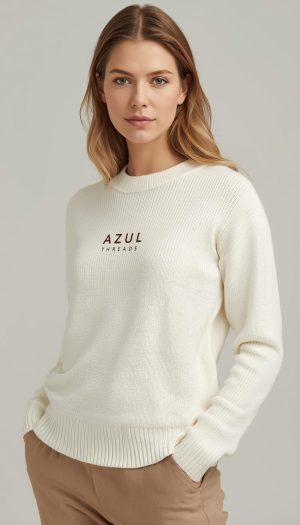 Women's White Sweater