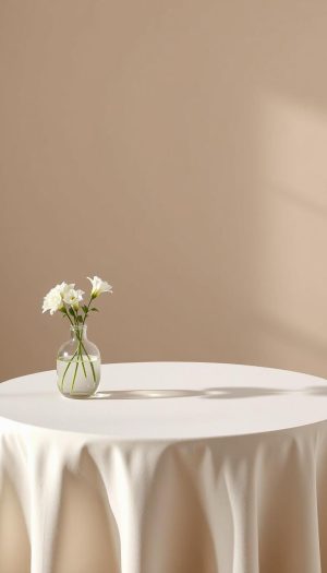 Soft Light Beige Table Covers for a Polished, Modern Look