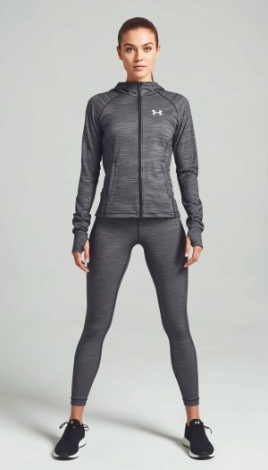 Women's Engineered Full-Zip Hoodie & Leggings Set