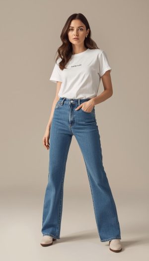 Women's High-Rise Bootcut Denim
